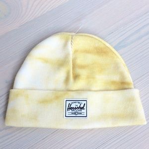 (NEW) HERSCHEL baby beanie - YELLOW TIE DYE